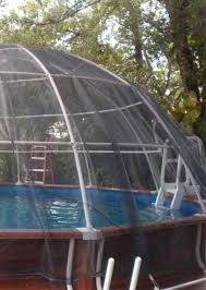 Pool Igloo Above Ground Pool Enclosure In 2021 Above Ground Pool Swimming Pool House Pool Canopy