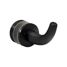 Fhc Glass Mount Towel Robe Hook Matte Black Frameless Hardware Company Shower Door Installation Frameless Shower Doors Safety Glass
