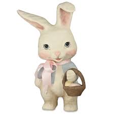 Add a thin layer of drywall joint compound to. Bethany Lowe Easter Sweet Bunny Paper Mache Large Tj8645 Walmart Com Walmart Com