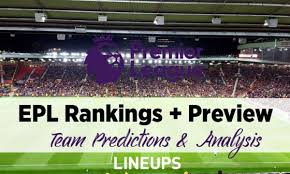 Premier league standings for the 2020/2021 season. 2020 2021 Premier League Rankings Predictions And Preview