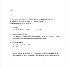 Here is a sample appointment letter that you can use as an outline for drafting your own appointment letters. Free 36 Sample Appointment Letter Templates In Pdf Google Doc Apple Pages Ms Word