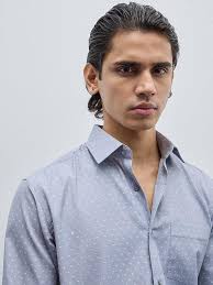 Buy Grey Formal Shirts Online in India at Best Prices