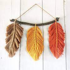 Some of the technologies we use are necessary for critical functions like security and site integrity, account authentication, security and privacy preferences, internal site usage and maintenance data, and to make the site work correctly for browsing and transactions. Boho Fall Macrame Leaves Wall Hanging Macrame Patterns Tutorials Macrame Patterns Fall Leaf Decor