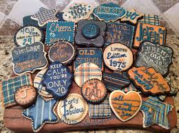 40th Birthday Cookie Cake Ideas 40th Birthday Cookies My Neighbor Jen Asked Me To Make For Her Husband By Car 40th Birthday Cakes For Men Birthday Cookies 40th Birthday Ideas For Men Husband