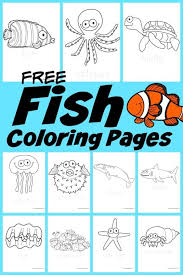 Free printable coloring sheets and coloring page printables featuring various characters like frozen, inside out, elmo, and more! Free Fish Coloring Pages For Kids