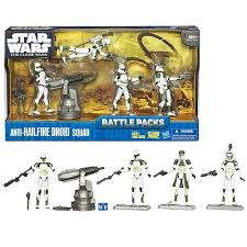 Star wars fighter pods series 1 sample pack mystery bag new, 2012, nib. Star Wars Clone Wars Anti Hailfire Droid Squad Battle Pack