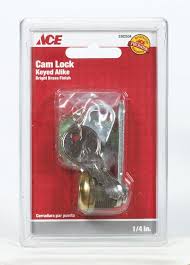 Ace Bright Brass Yellow Brass Cam Lock 5302559
