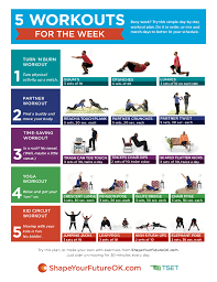 5 Day Workout Plan Workout Routine Shape Your Future