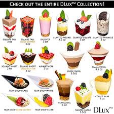 We were able to try a few mini desserts and they all paired perfectly. Buy Dlux 50 X 3 Oz Mini Dessert Cups With Spoons Shooter Clear Plastic Parfait Appetizer Cup Small Reusable Shot Glass For Tasting Party Shooters Desserts Appetizers With Recipe
