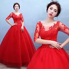 Rotes brautkleid google keresés rote hochzeitskleider. Hun Braut Hochzeitskleid Moderne Version Der Schulter Schultern Schulter Rotes Hochzeitskleid Dunnes Brautkleid Ein L Amazon De Bekleidung
