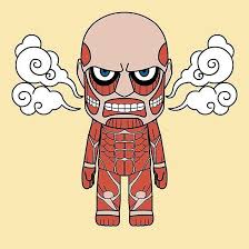 Attack On Titan Colossal Titan Chibi Chibi Attack On Titan Titans