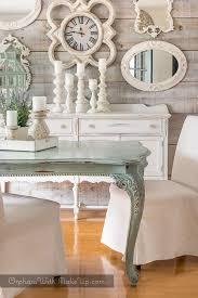 I Know So Many Of You Are Just Loving The Fixer Upper Farmhouse Trend A Trend That I Thin Shabby Chic Dining Room Painted Dining Room Table Classic Dining Room