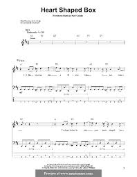 Oh the guilt bass tab pdf. Heart Shaped Box Nirvana By K Cobain Sheet Music On Musicaneo