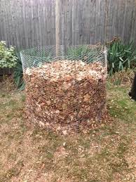 Green Living Five Steps To Building A Leaf Composter Leaf Compost Desert Gardening Landscaping Compost