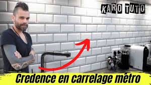 En outre, le revêtement carrelage métro est très facile à poser et à entretenir. Carrelage Metro Sur Une Credence De Cuisine Youtube