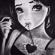 Polish artist s terrifying art and his sad life story deed. Broken Heart Sad Girl Cartoon Images Novocom Top