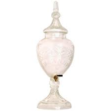 Sturdy metal spout kx12 i've been looking for a quality glass beverage dispenser to avoid the plastic ones that wears overtime and causes the water to taste funny. Monumental Antique Cut Crystal Glass Brandy Liquor Dispenser Decanter Circa 1880 For Sale At 1stdibs