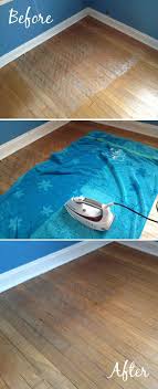 Home Hack 2 To Fix Water Stained Wood Floors Place A Towel Over The Spot And Run A Hot Iron Remove Water Stains Diy Cleaning Products Woodworking Projects