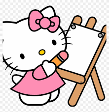 The cat hello kitty belongs to breed of the japanese bobtail, she is a female individual. Kitty Clipart Hello Kitty Clip Art Cartoon Clip Art Hello Kitty Printable Colouring Pages Png Download 5450220 Pikpng