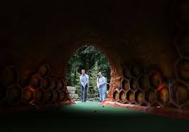 Masters of defense go away, there's kumis over there! Play Gets Under Way As Adventure Golf Course Opens At The Alnwick Garden Chronicle Live