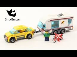 Lego City 60117 Van Caravan Lego Speed Build Youtube Lego City Lego Car