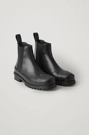 Black Boots White Sole Chunky Sole Chelsea Boots Boots Chelsea Boots Black Boots Men