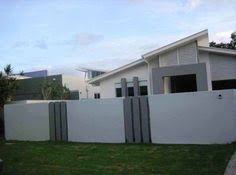 Model pagar minimalis sederhana ini menggabungkan material besi dengan tembok untuk mengimbangi komposisi pagar agar terlihat. 31 Desain Model Pagar Tembok Minimalis Modern Elegan Ideas House Design Compound Wall Design Fence Design