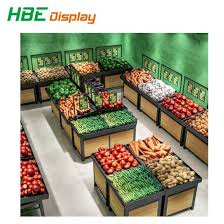 Hot Item Supermarket Fruit Vegetable Storage Display Stand Vegetable Shop Fruit And Vegetable Storage Fruit Shop