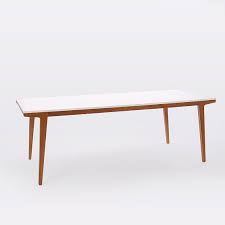 Modern Dining Table 86 White Lacquer Pecan Modern Dining Table Contemporary Dining Table Modern Dining