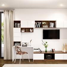 Then consider the combination of chocolate brown and white. Bedroom Tv Unit Designs Cabinets And Panels Design Cafe