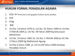 Kewenangan absolut peradilan agama di propinsi nanggroe aceh darussalam l 80. Hukum Acara Peradilan Agama Ppt Download