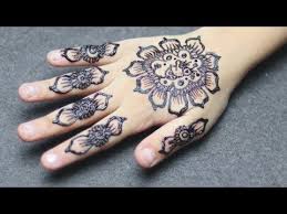 Back Hand Side Flower Shape Mehndi Design Tutorial For Kids It S Best M Mehndi Designs Henna Hand Tattoo Mehndi