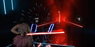 Video Das Vr Spiel Namens Beat Sabre In 2020 Spiele Videos Planet