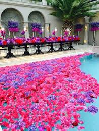Since the solar cover lays on the water surface it prevents heat from leaving the pool, so the small amount of heat gained from the sun, is not. 100 Floating Pool Decorations Ideas Pool Decor Floating Pool Decorations Pool Wedding