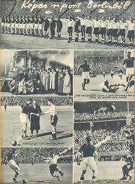 A futballsport hatalmas tábora megfogyatkozhatatlan. Nemetorszag Magyarorszag 2 2 1940 04 07 Kepek Adatok Hivatalos Baratsagos Valogatott Merkozes Magyarfutball Hu