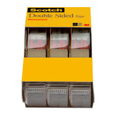 Now you can begin using the double sided tape. Scotch Double Sided Tape Dispenser 1 2 In X 250 In 3 Dispensers Walmart Com Walmart Com