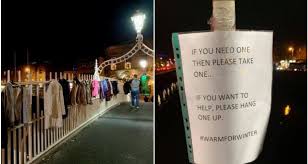 Coats Left For Homeless On Ha Penny Bridge Removed By Council