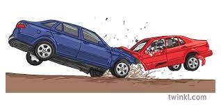 The occurrence of such an event may or may not have unrecognized or unaddressed risks contributing to its cause. Car Crash Accident Ks3 Illustration Twinkl