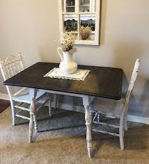Distressed Drop Leaf Kitchen Table Small By Vintagevixenbyzelle Country Kitchen Tables Simple Dining Table Small White Dining Table