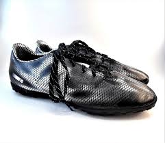Adidas Black And Silver Shoes Adidas F10 Men S Soccer Cleats Sgc 753002 Size Us 8 Uk 7 5 Black White Silver Adidas Mens Soccer Shoes Dress Shoes Men