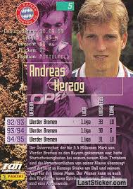 In dieser zeit konnte er, zusammen mit august starek, die meisterschaft 68/69 gewinnen. Card 5 Andreas Herzog Panini Bundesliga Fussball Cards 1995 1996 Laststicker Com
