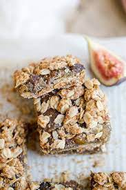 What a delicious breakfast idea! Oatmeal Fig Bars Gluten Free Vegan Bakerita