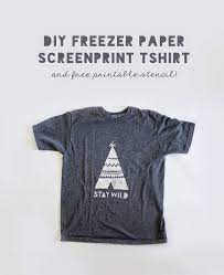 He And I Lifestyle Blog Freezer Paper Stenciling Printed Shirts T Shirt Diy