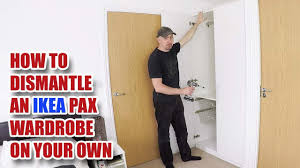 Wardrobes let you organise your clothes, shoes or any other thing you want to store in a practical and stylish way. How To Dismantle An Ikea Pax Wardrobe By Yourself Youtube