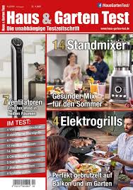 Bestellen sie gleich hier ihr abo oder geschenkabo. Haus Garten Test 4 2018 Das Testmagazin Mit Tests Und Ratgebern