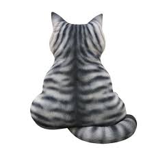 The Cat Back Plush Pillows Brixini Com Plush Pillows Cat Pillow Animal Pillows