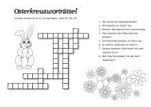 Kreuzworträtsel die speziell für kinder erstellt wurden. Einfache Ratsel Fur Kinder Ratselecke