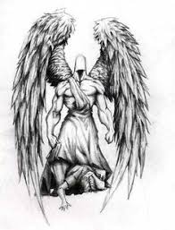Black And Grey Guardian Angel Wings Design Google Search Guardian Angel Tattoo Designs Angel Tattoo Designs Archangel Tattoo