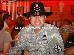 pictures used in military scams