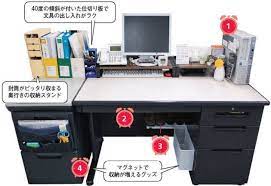 文具メーカー女子が伝授 残業ゼロの文具 デスク技 woman smart nikkei style オフィス デスク 収納 デスクまわり 収納 デスク 整理